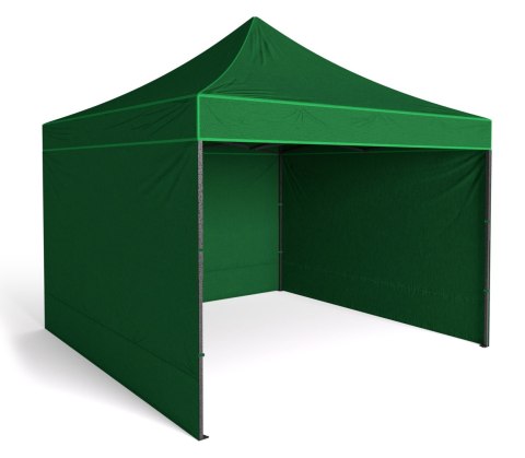 Pawilon handlowy ekspresowy 3x3 m zielony Pawilon handlowy ekspresowy 3x3 m zielony