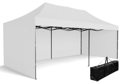 Pawilon handlowy ekspresowy - 3x6 m - biały Pawilon handlowy ekspresowy - 3x6 m - biały