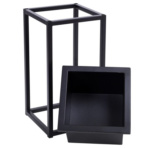 Kwietnik Concove loft 40 cm czarny Kwietnik Concove loft 40 cm czarny