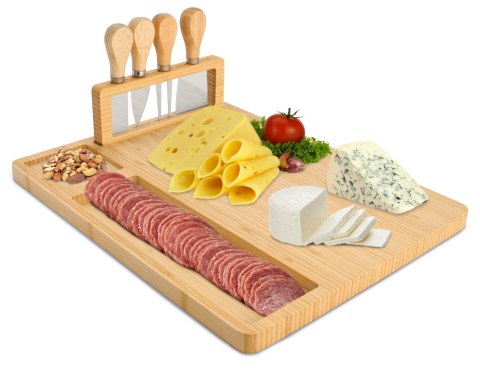 Deska do serów i przekąsek Salers ze sztućcami Deska do serów i przekąsek Salers ze sztućcami