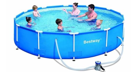 Basen stelażowy z pompą 305x76cm BESTWAY Basen stelażowy z pompą 305x76cm BESTWAY