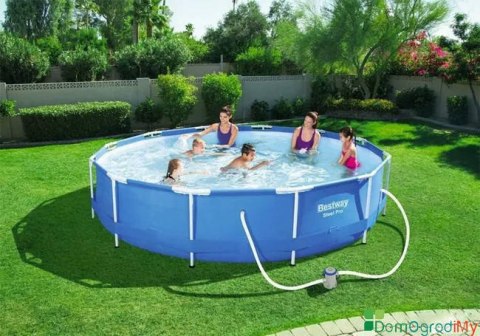 Basen stelażowy z pompą 305x76cm BESTWAY Basen stelażowy z pompą 305x76cm BESTWAY