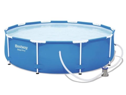Basen stelażowy z pompą 366x76cm BESTWAY Basen stelażowy z pompą 366x76cm BESTWAY
