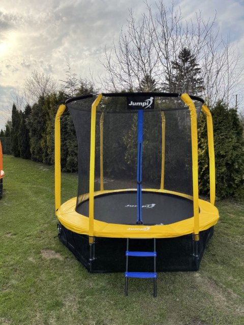 OUTLET Trampolina Ogrodowa 252cm/8ft żółta Maxy Comfort Plus Z Wewnętrzną siatką OUTLET Trampolina Ogrodowa 252cm/8ft żółta Maxy Comfort Plus Z Wewnętrzną siatką