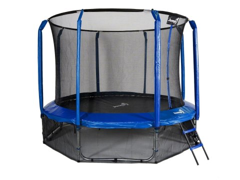 OUTLET Trampolina Ogrodowa 374cm 12FT Niebieska Maxy Comfort Z Wewnętrzną Siatką OUTLET Trampolina Ogrodowa 374cm 12FT Niebieska Maxy Comfort Z Wewnętrzną Siatką