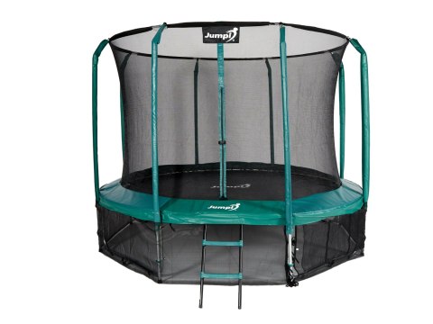 OUTLET Trampolina Ogrodowa Z Wewnętrzną Siatką Jumpi Maxy Comfort 312cm/10FT Zielona OUTLET Trampolina Ogrodowa Z Wewnętrzną Siatką Jumpi Maxy Comfort 312cm/10FT Zielona