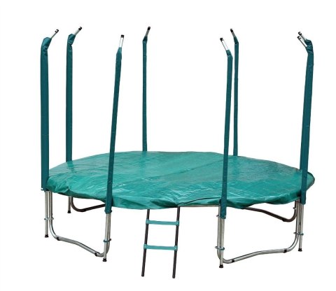 OUTLET Trampolina Ogrodowa Z Wewnętrzną Siatką Jumpi Maxy Comfort 312cm/10FT Zielona OUTLET Trampolina Ogrodowa Z Wewnętrzną Siatką Jumpi Maxy Comfort 312cm/10FT Zielona