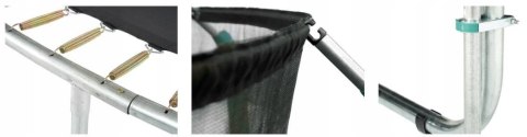 Trampolina Ogrodowa Z Wewnętrzną Siatką Jumpi Maxy Comfort 312cm/10FT Zielona Trampolina Ogrodowa Z Wewnętrzną Siatką Jumpi Maxy Comfort 312cm/10FT Zielona