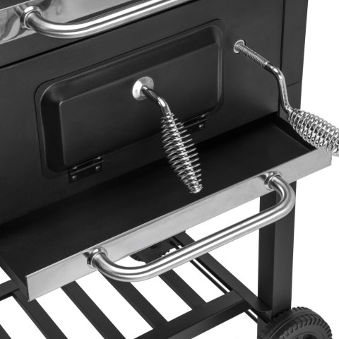 Grill węglowy ogrodowy CARBON czarny Grill węglowy ogrodowy CARBON czarny