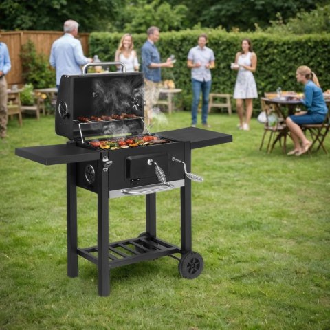 Grill węglowy ogrodowy CARBON czarny Grill węglowy ogrodowy CARBON czarny