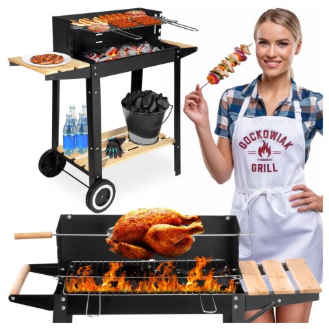 Grill węglowy ogrodowy PARIL na kółkach Grill węglowy ogrodowy PARIL na kółkach