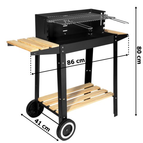 Grill węglowy ogrodowy PARIL na kółkach Grill węglowy ogrodowy PARIL na kółkach