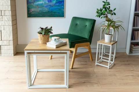 Stoliki kawowe PRAVEN CRAFT BIAŁY Stoliki kawowe PRAVEN CRAFT BIAŁY