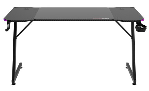 Biurko gamingowe SHADOW GAMER 2.0 140 cm LED RGB podkładka Biurko gamingowe SHADOW GAMER 2.0 140 cm LED RGB podkładka