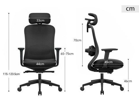 Fotel biurowy ergonomiczny Rosa czerwony ANGEL Fotel biurowy ergonomiczny Rosa czerwony ANGEL