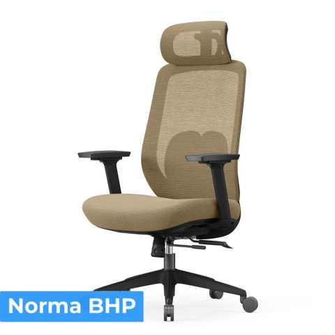Fotel biurowy ergonomiczny Rosa czerwony ANGEL