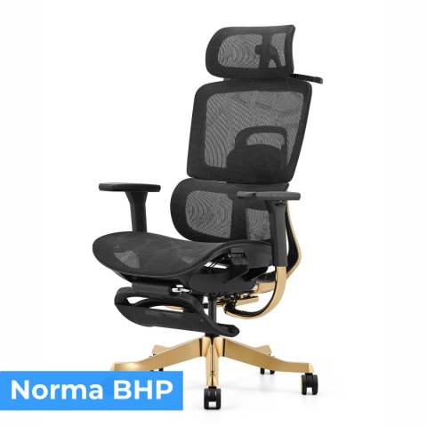 Fotel ergonomiczny ANGEL biurowy obrotowy Glamour Gold Fotel ergonomiczny ANGEL biurowy obrotowy Glamour Gold