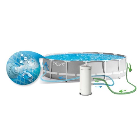 Basen ogrodowy stelażowy 427x107 zestaw 12w1 INTEX 26720